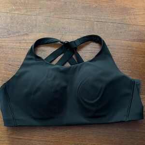 Lululemon Athletica Deep Green Crossback Sports Bra